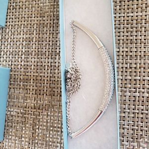 White Collar Necklace by Touchstone Crystal
